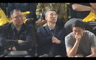 中國男籃教練郭士強、王晗觀戰(zhàn)北京VS山西比賽