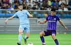 深圳新鵬城勝天津津門虎，杜加利奇頭球制勝。