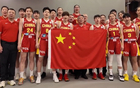 中國女籃亞洲杯，張子宇搶眼，楊舒予英姿颯爽，合影亮相