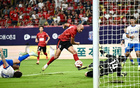 費(fèi)利佩雙球，成都勝山東，八月戰(zhàn)首捷。