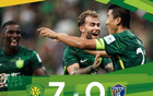 北京國安大勝云南玉昆7-0，晉級足協(xié)杯決賽7次。
