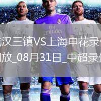 08月31日中超第23輪武漢三鎮(zhèn)vs上海申花全場錄像