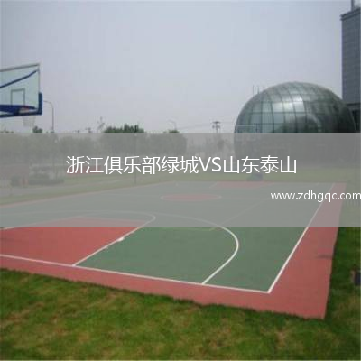 浙江俱樂部綠城VS山東泰山